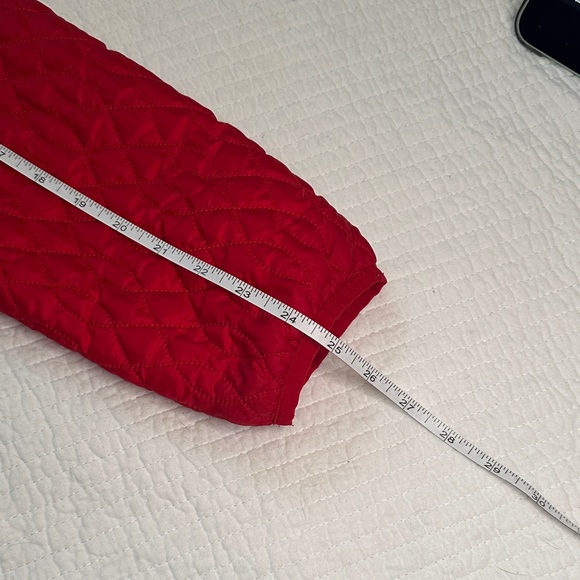 Lands' End Quilted Red Quilted Jacket - Picture 13 of 13